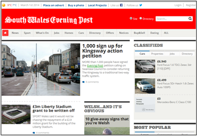 The South Wales Evening Post